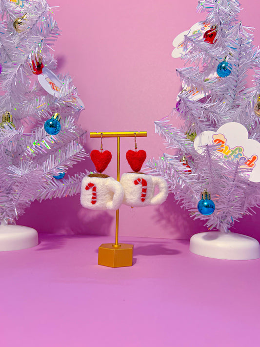 Peppermint mocha coffee cups